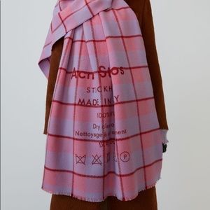 “Acne Studios” Logo Scarf